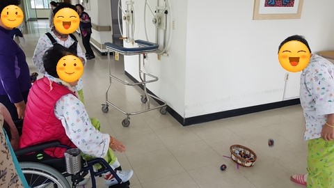 오재미던지기(재활병동)